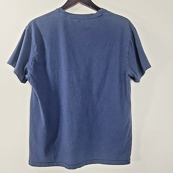 Polo Ralph Lauren Men’s T Shirt Medium Blue Pocket Tee Stretch Cotton Pony Logo - Picture 5 of 7
